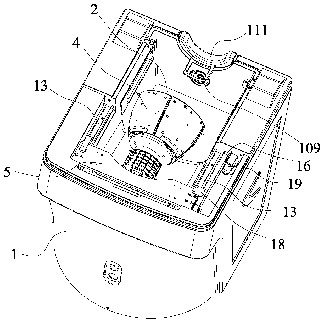 Automatic hair washing machine and working method thereof