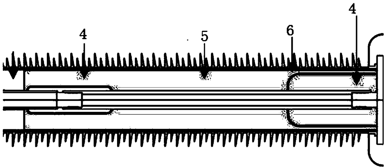 Method for calculating temperature field distribution of sleeve with inserting and connecting structure