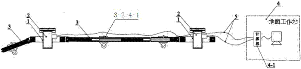 An acoustic emission monitoring system