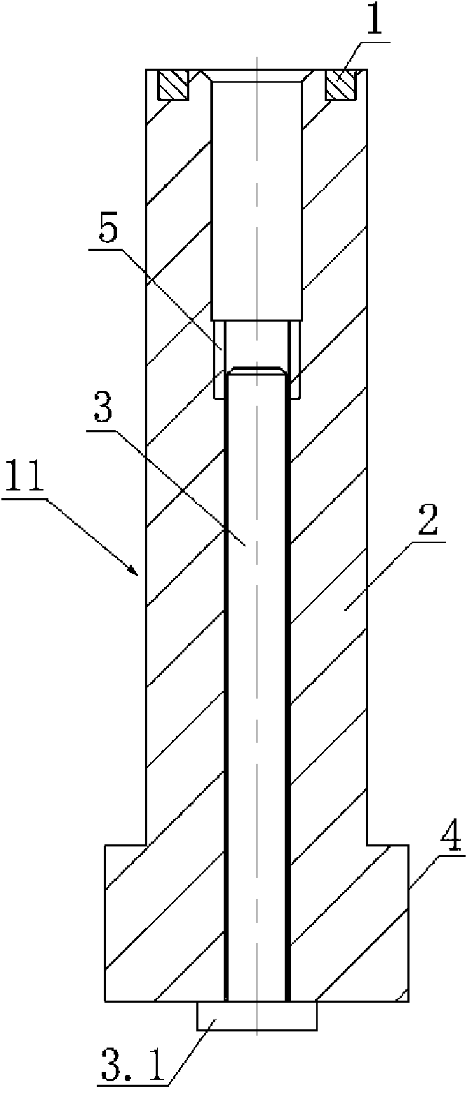 Mounting nut of prestressed steel bar