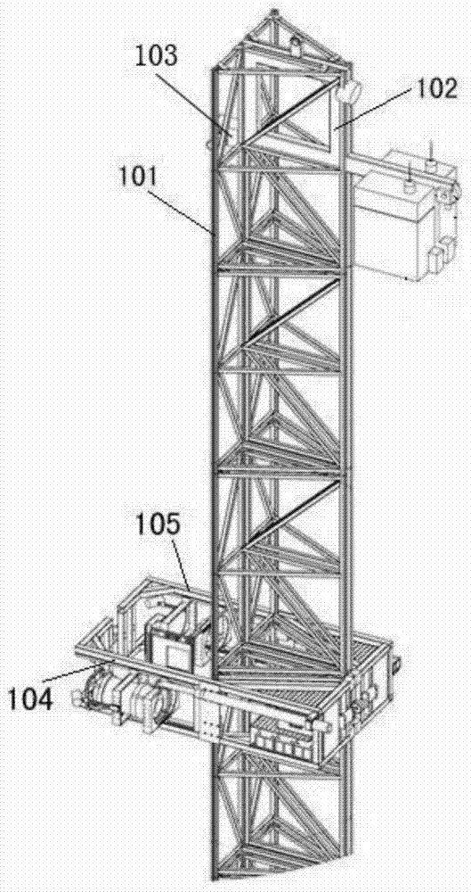 X-ray detection robot for weld seam of storage tank