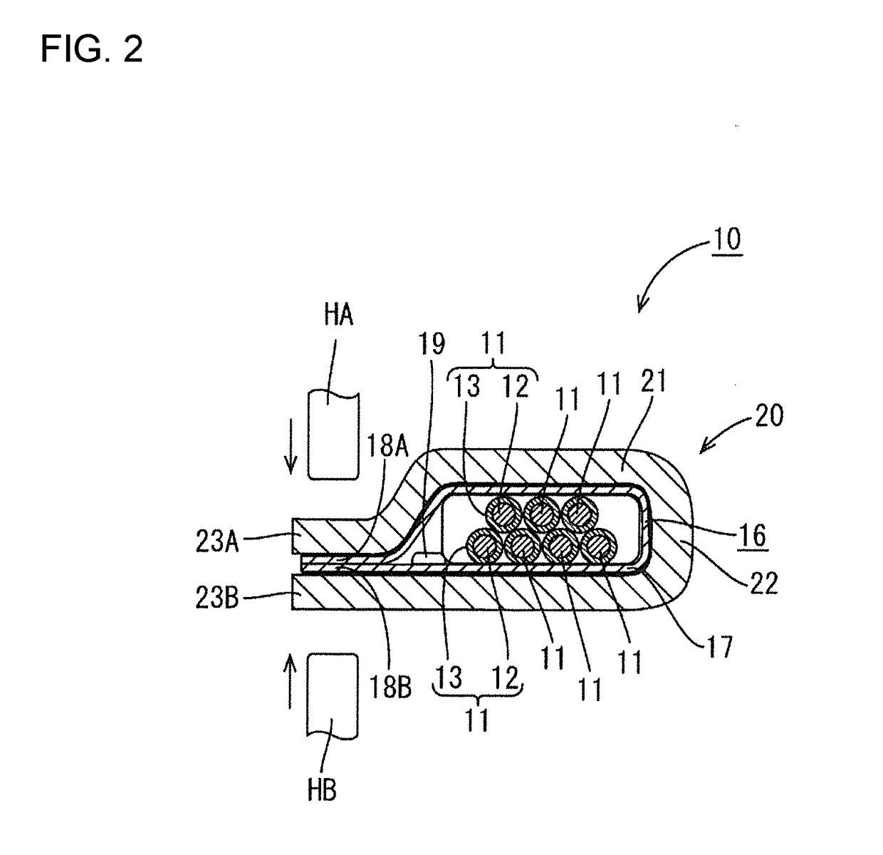 Exterior wiring harness