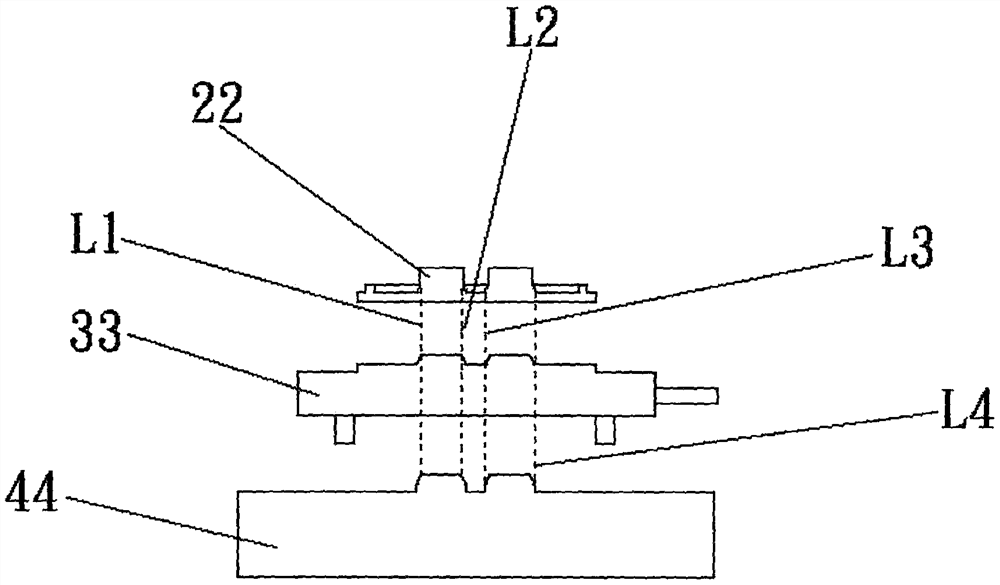 Key cooling demoulding mode