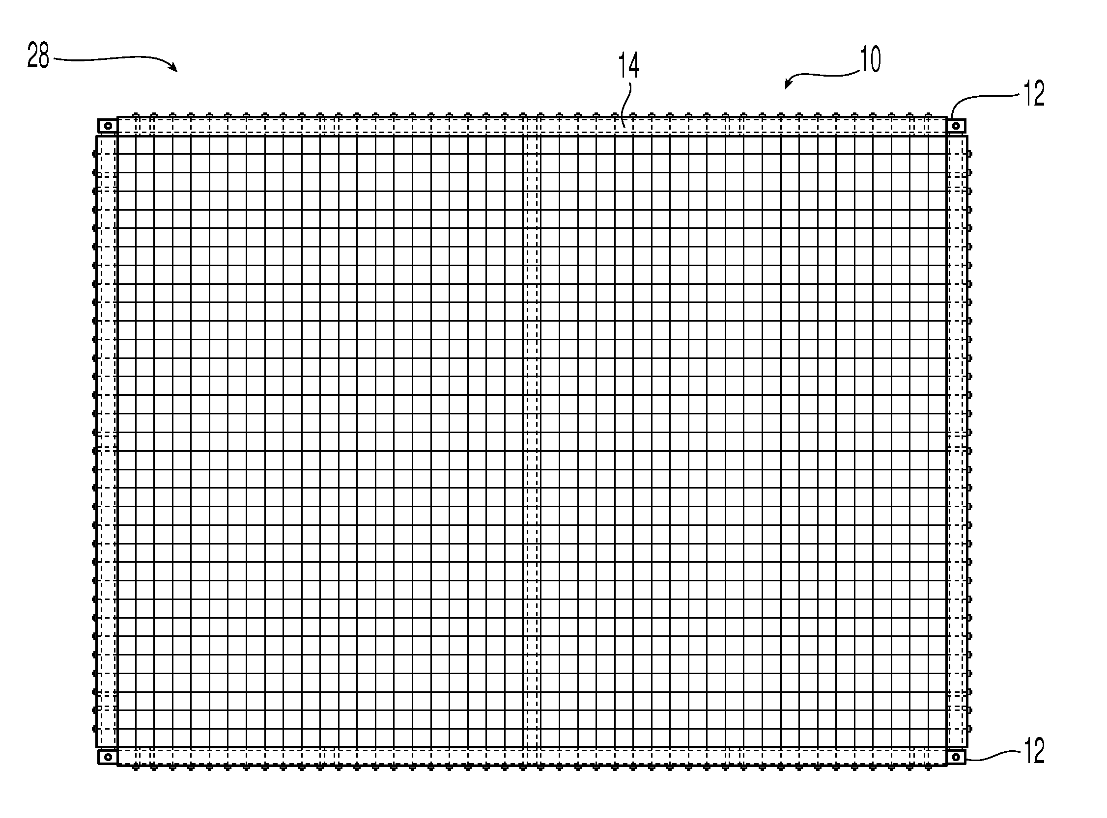 Wire rope tension grid improvements