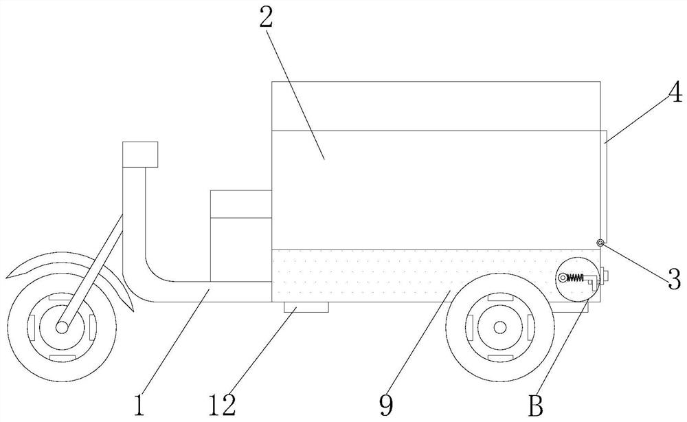 Automatic garbage classified collection vehicle