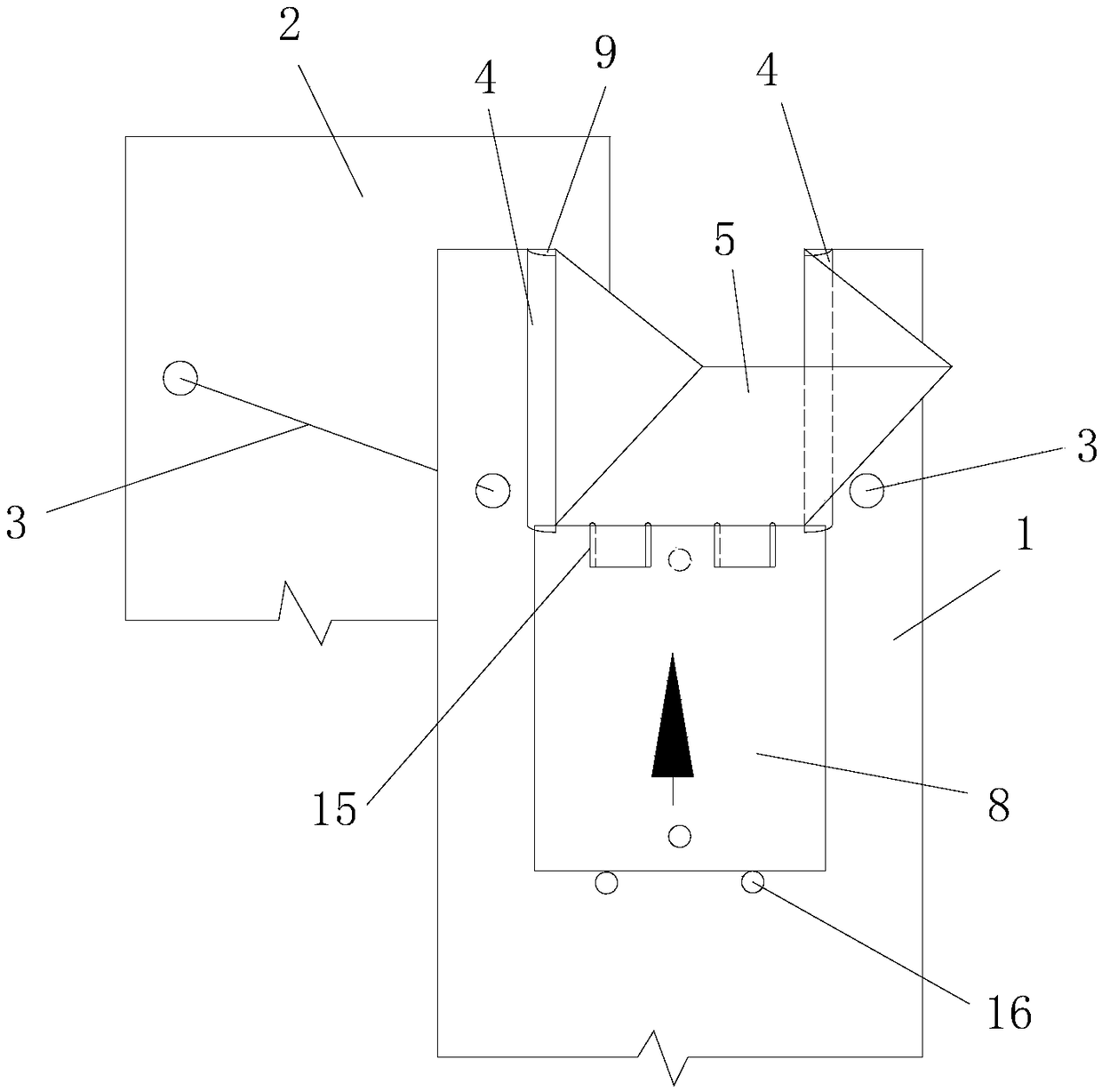 Construction method of wall-filling structural column