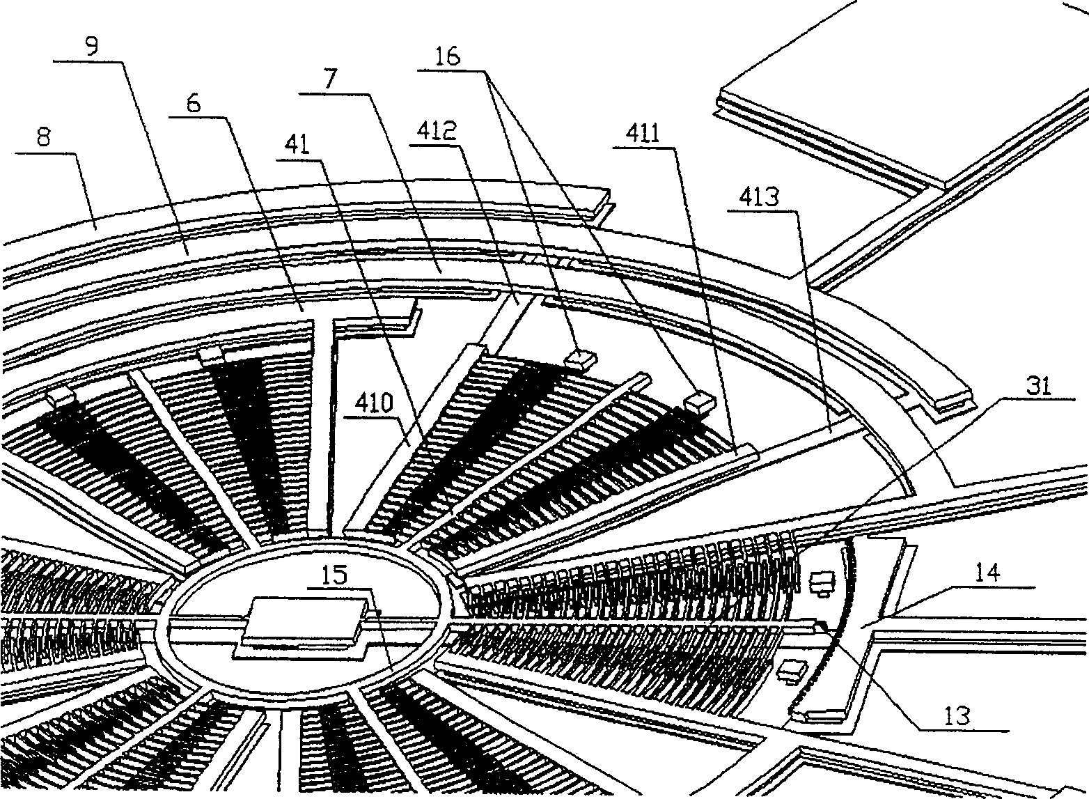 Microstructure bidirection bending pulling fatigue experimental device