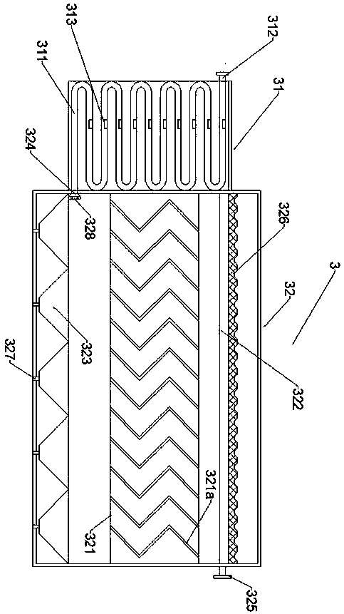 Purification system for wastewater of ceramic industrial production