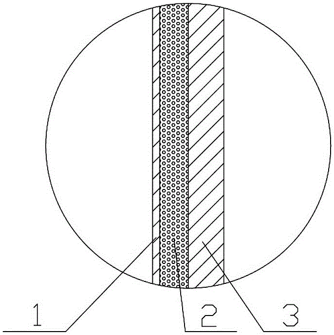 Layered composite brazing coating material and preparation method thereof