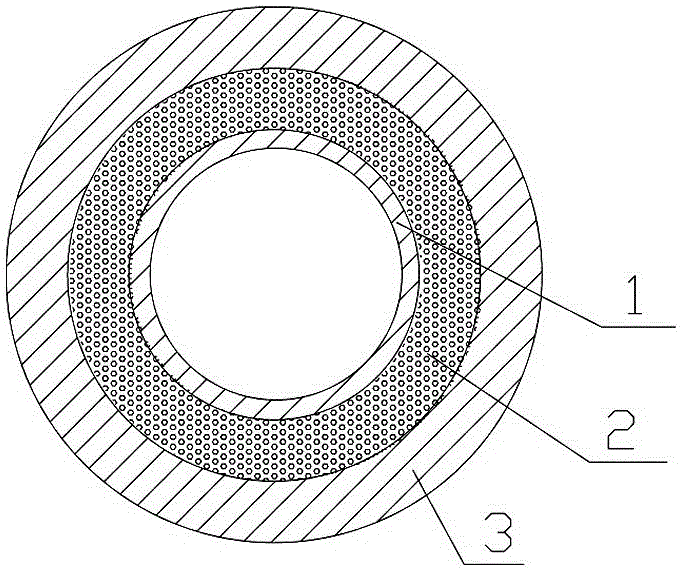 Layered composite brazing coating material and preparation method thereof