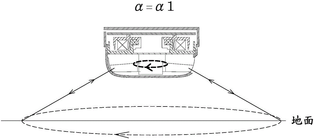 Laser-scanning distance measuring device and mobile robot thereof