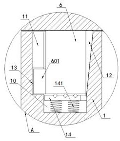 Water injection well integrated throwing-fishing-free working barrel convenient for rapid butt joint