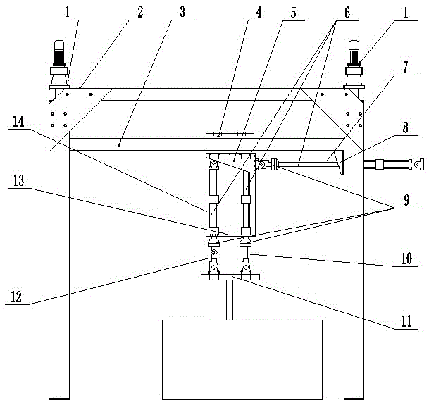 Compound loading test system for power transmission infrastructure