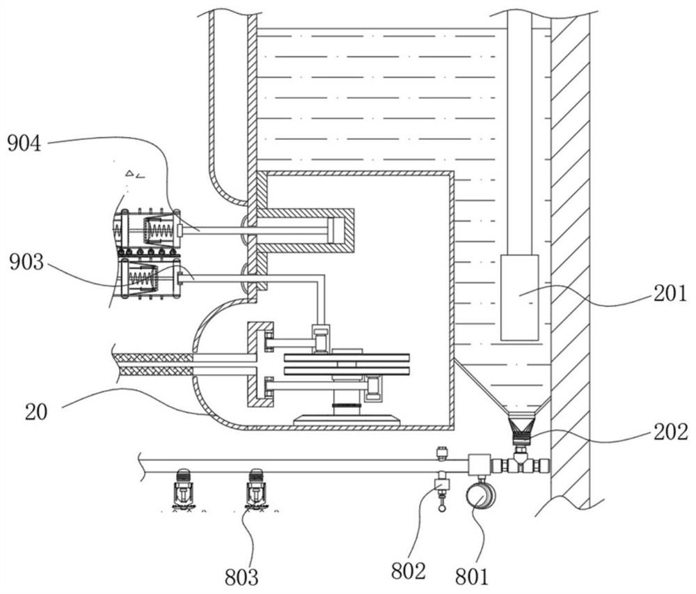 Novel mixing equipment for interior decoration material production