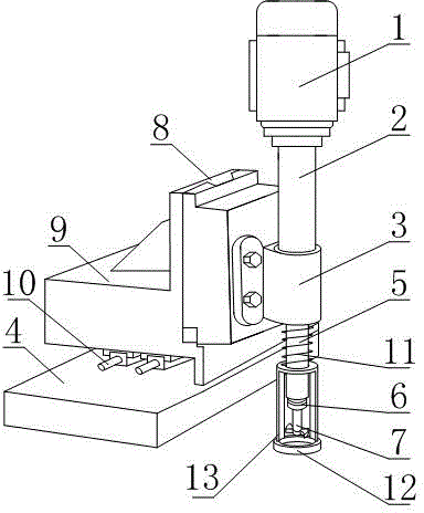 Hole machining device