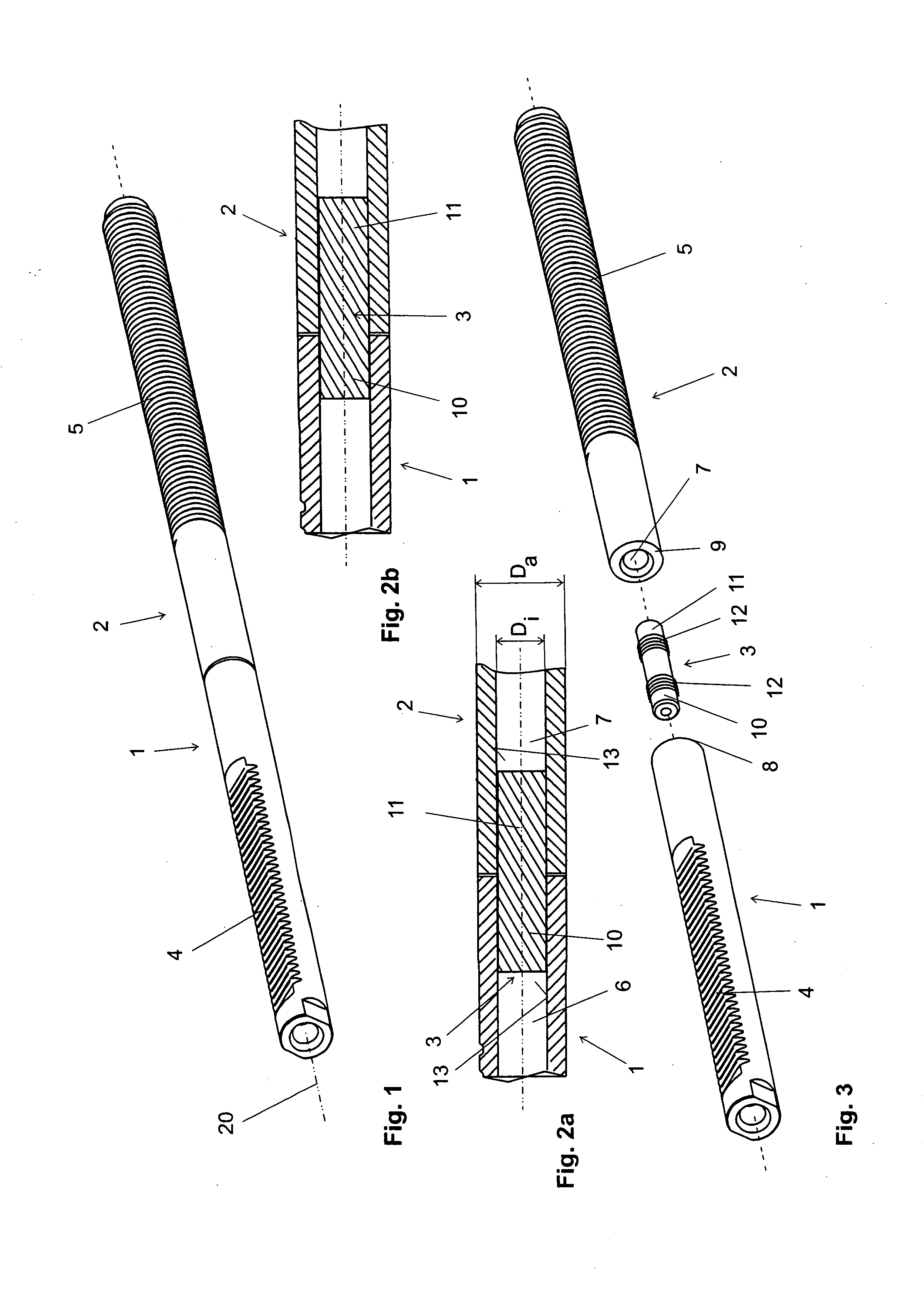 Toothed rack or threaded rod