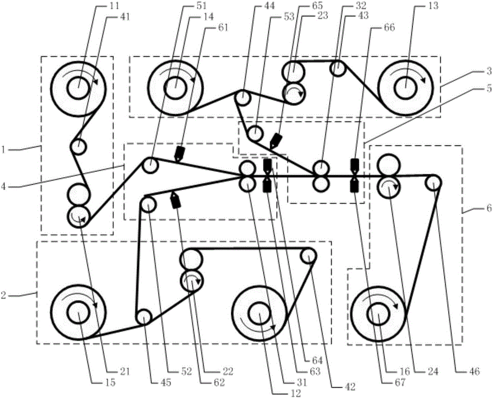 Multilayer registration control system and method for flexible tag coiling recombination