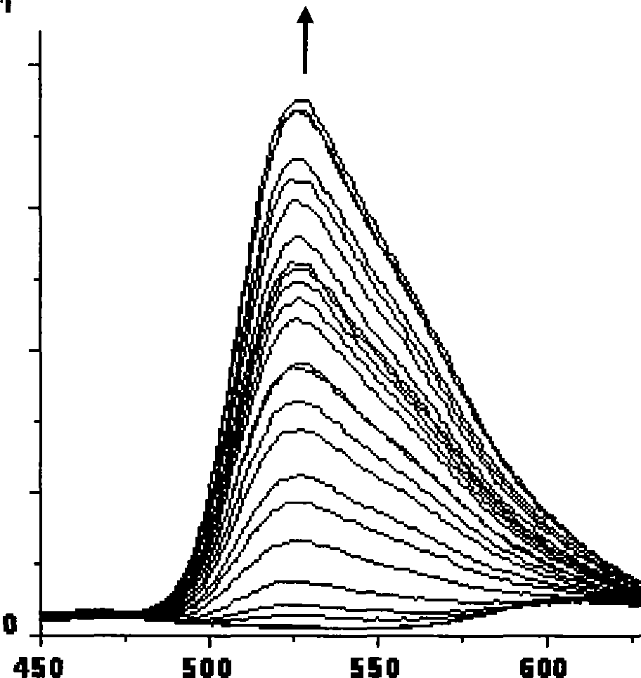 Phosphorescence chemical sensor for qualitative homocysteine detection and use thereof