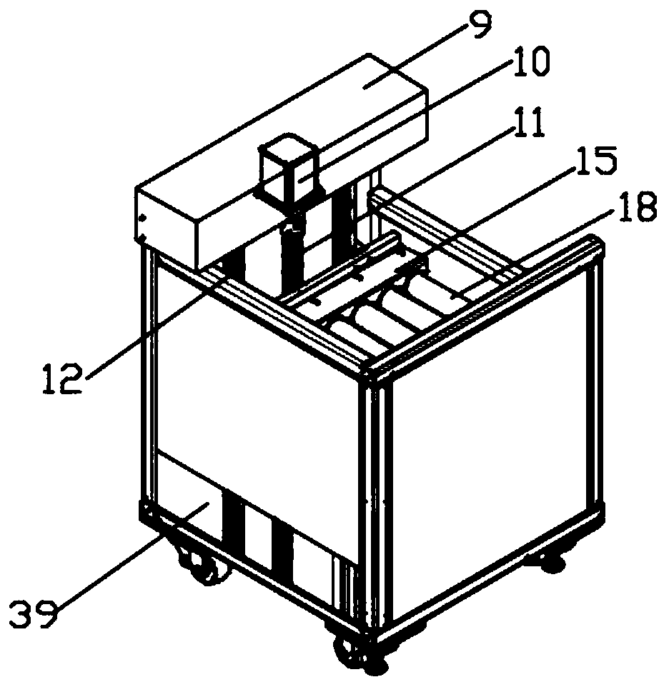 Sintering device for photovoltaic panel processing and working method thereof