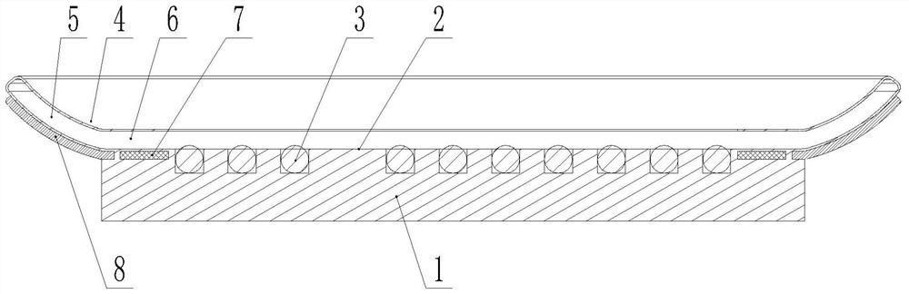 Method and device for simulating pavement