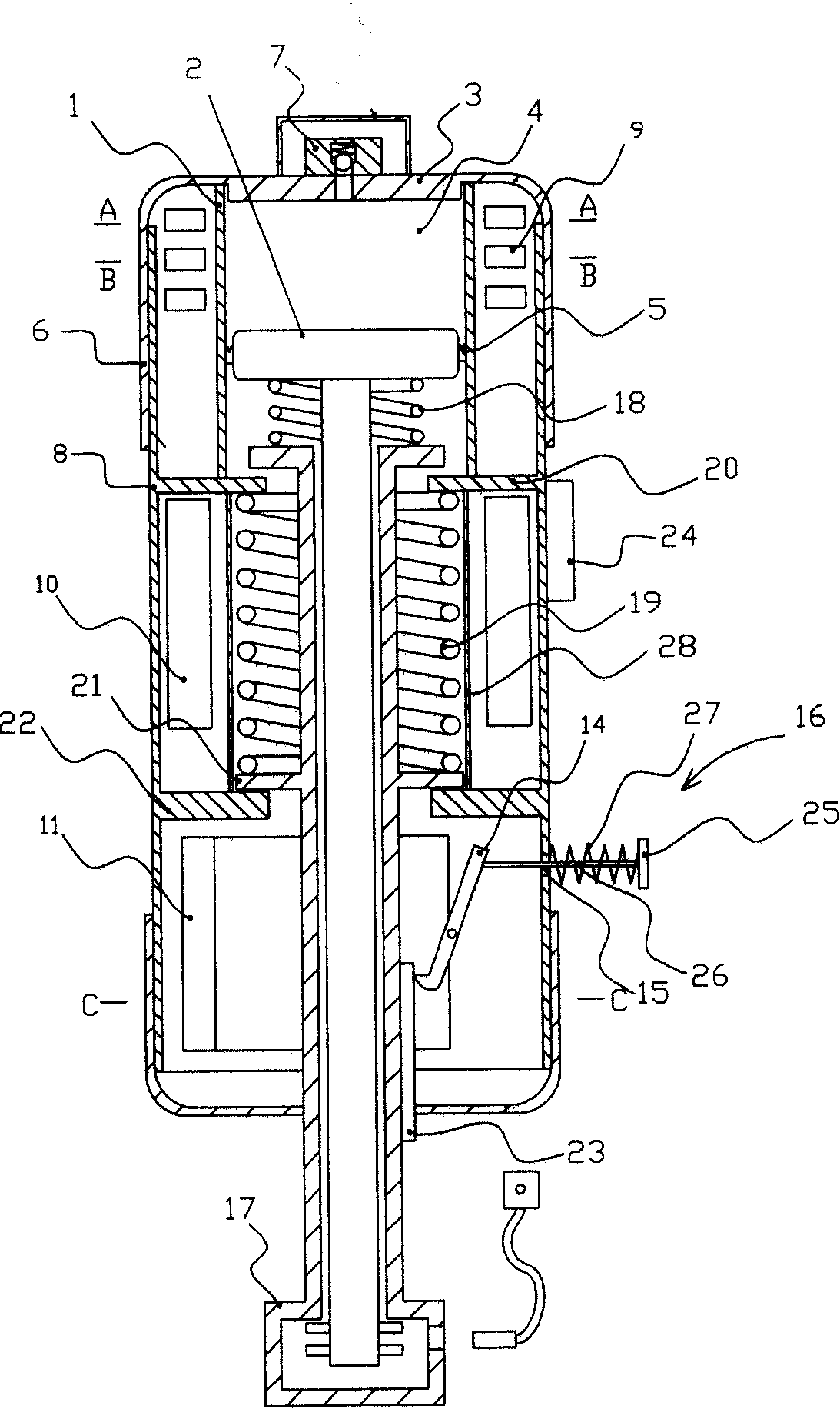 Low-voltage vacuum switch