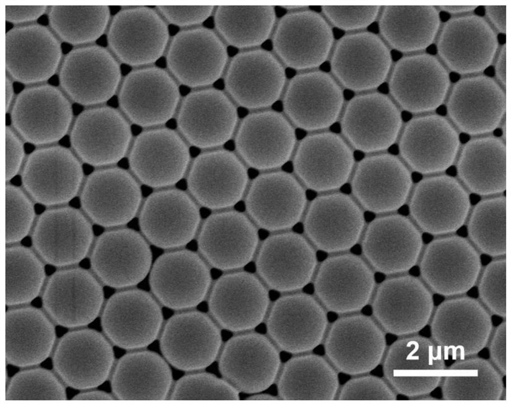 Photonic crystal infrared stealth material and preparation method thereof