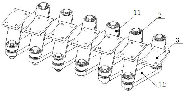 Flexible telescopic mechanism and bridge telescopic device for bridges