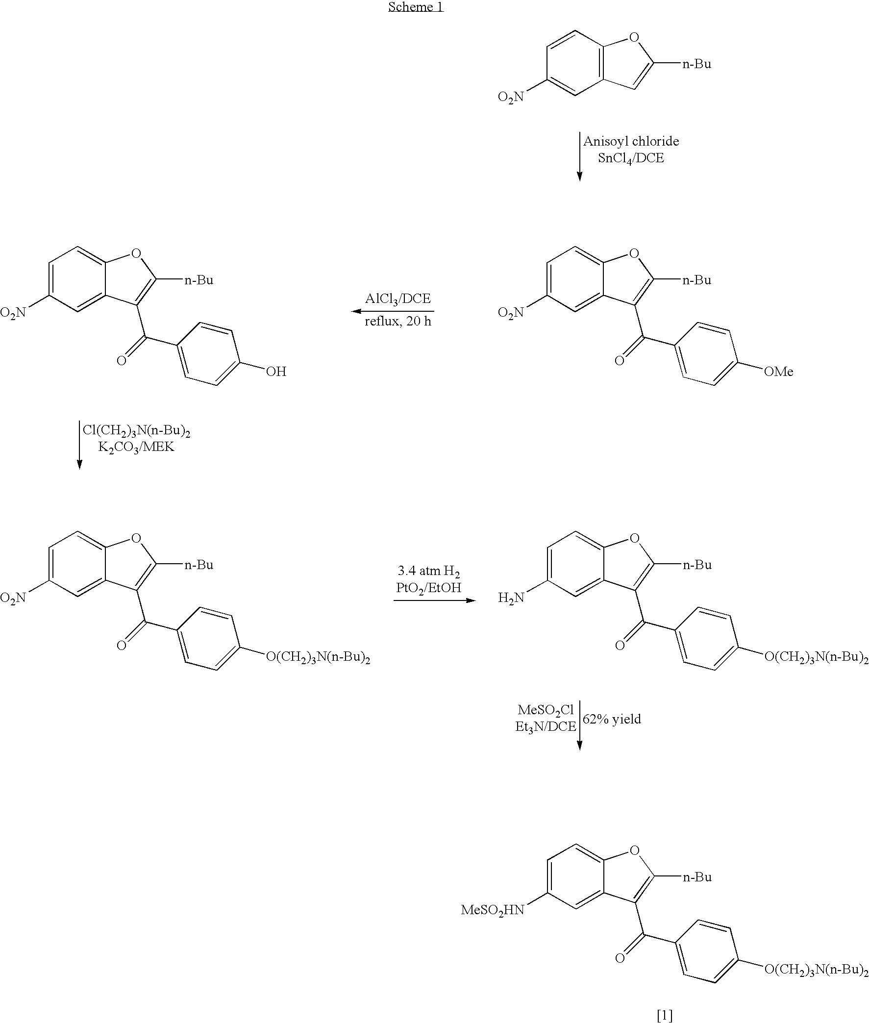 Process for the preparation of dronedarone