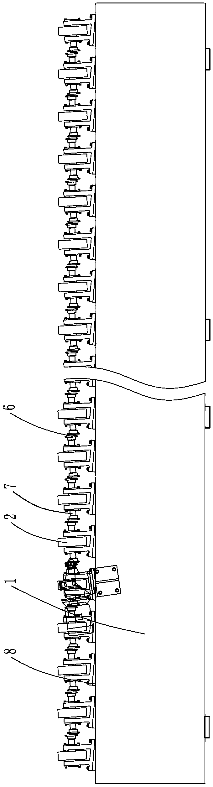 Riding wheel transmission mechanism