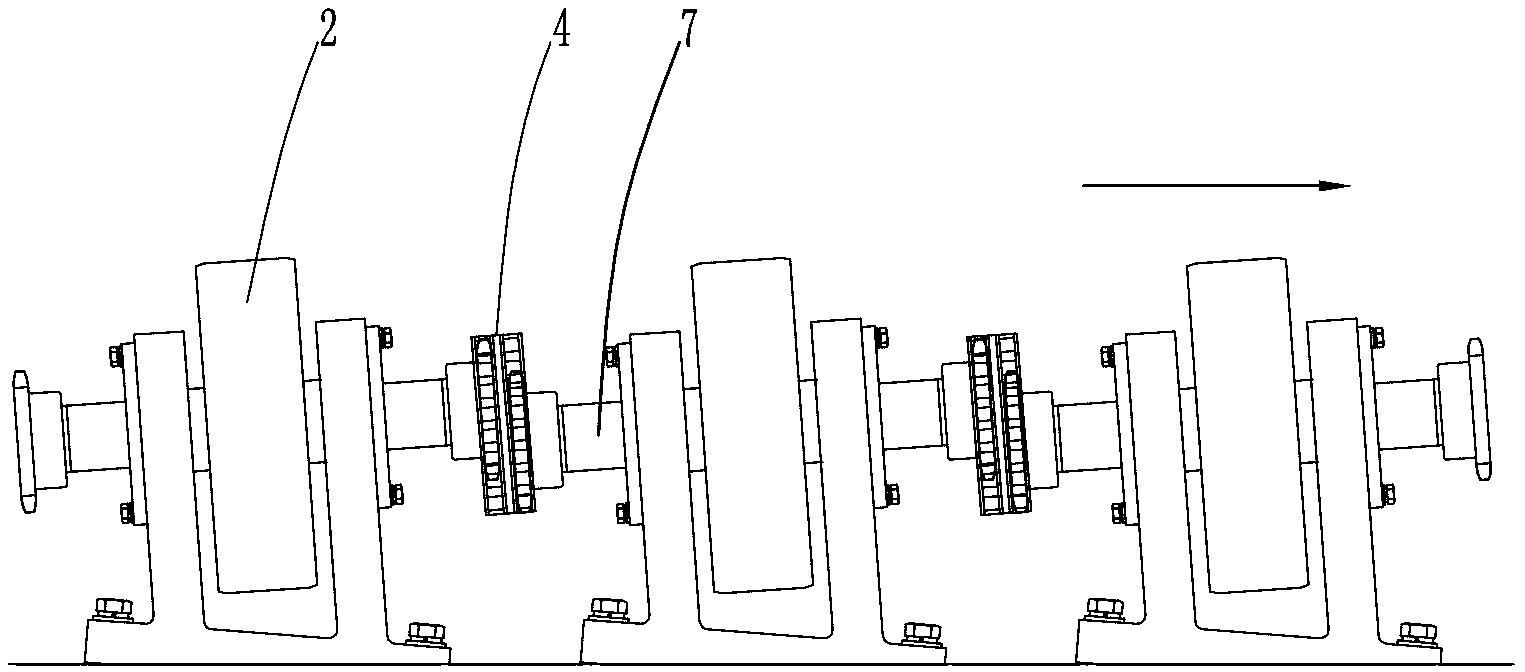 Riding wheel transmission mechanism