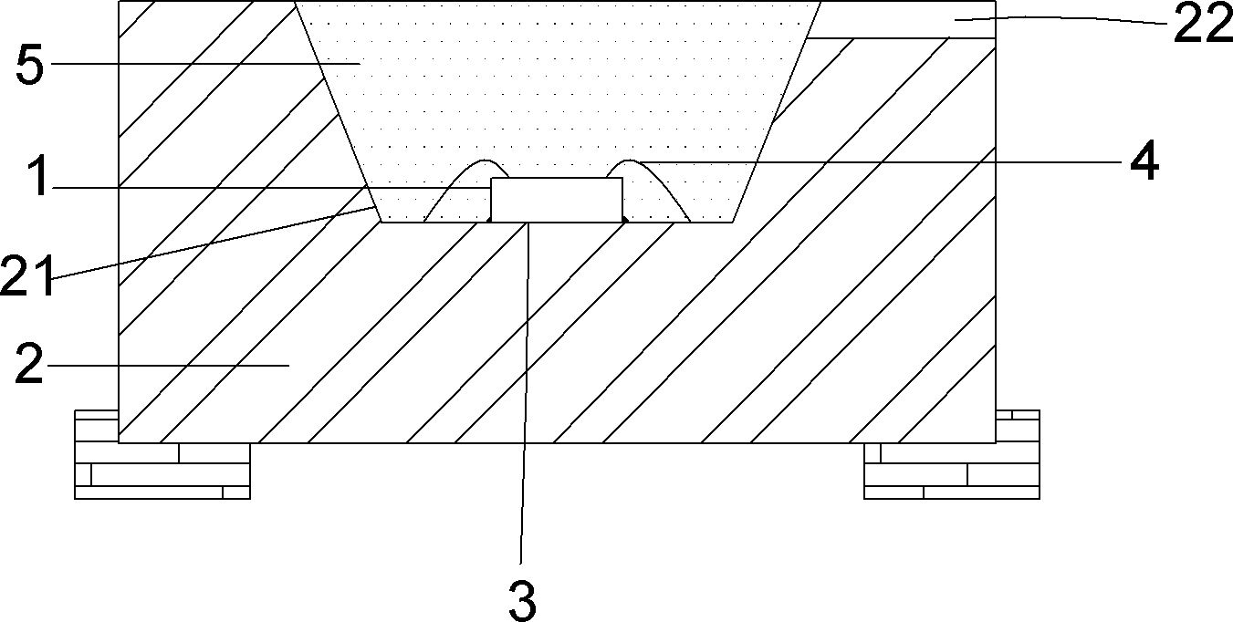 Light emitting diode (LED) and encapsulating method thereof