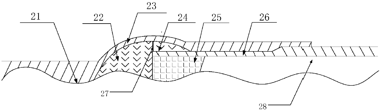 High-voltage cable lead seal eddy current flaw detection device and method