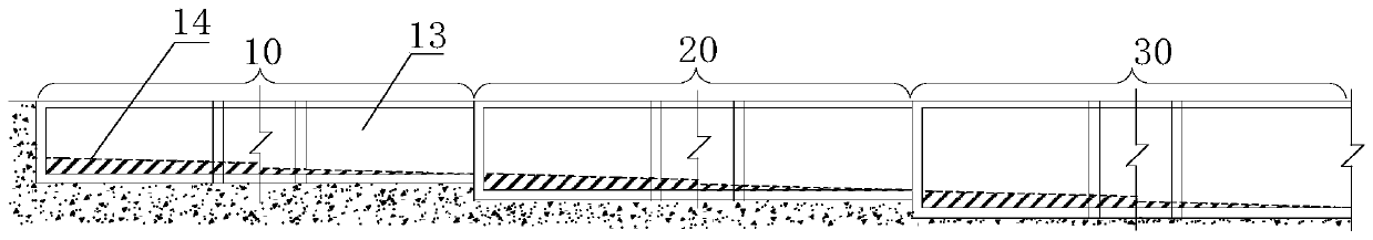 Assembled drainage device