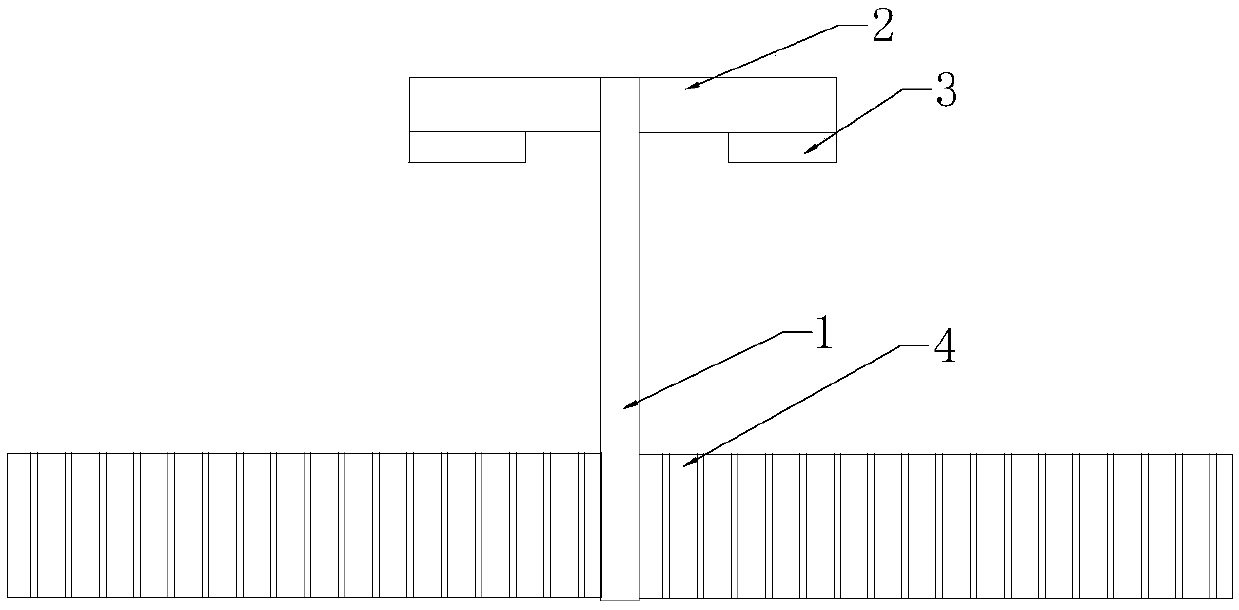 LED street lamp with guardrail