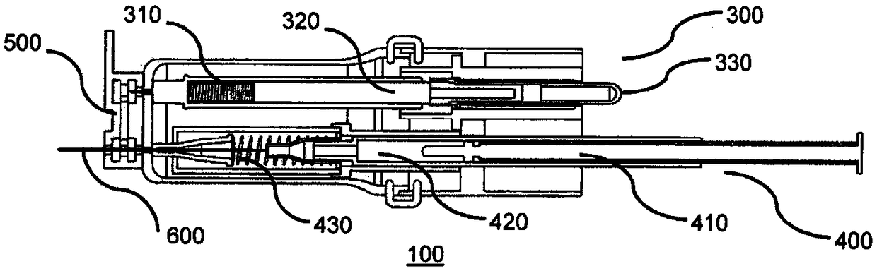 An injection and extraction ophthalmic device