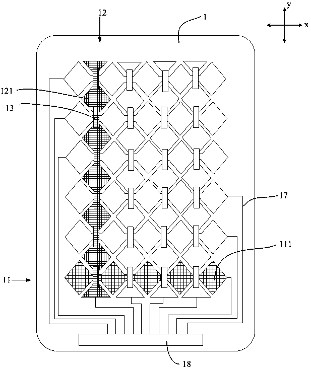 A kind of touch screen and oled display panel