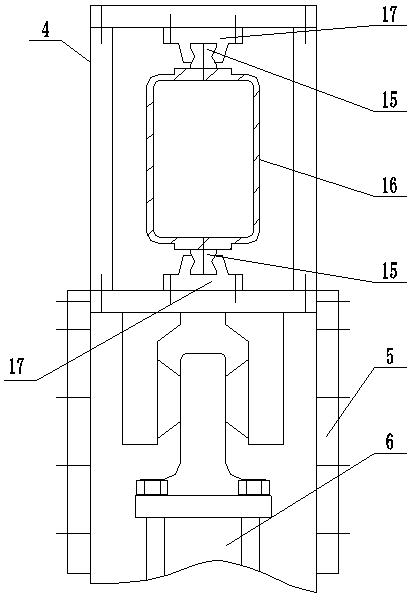 Composite loading test system for power transmission foundation