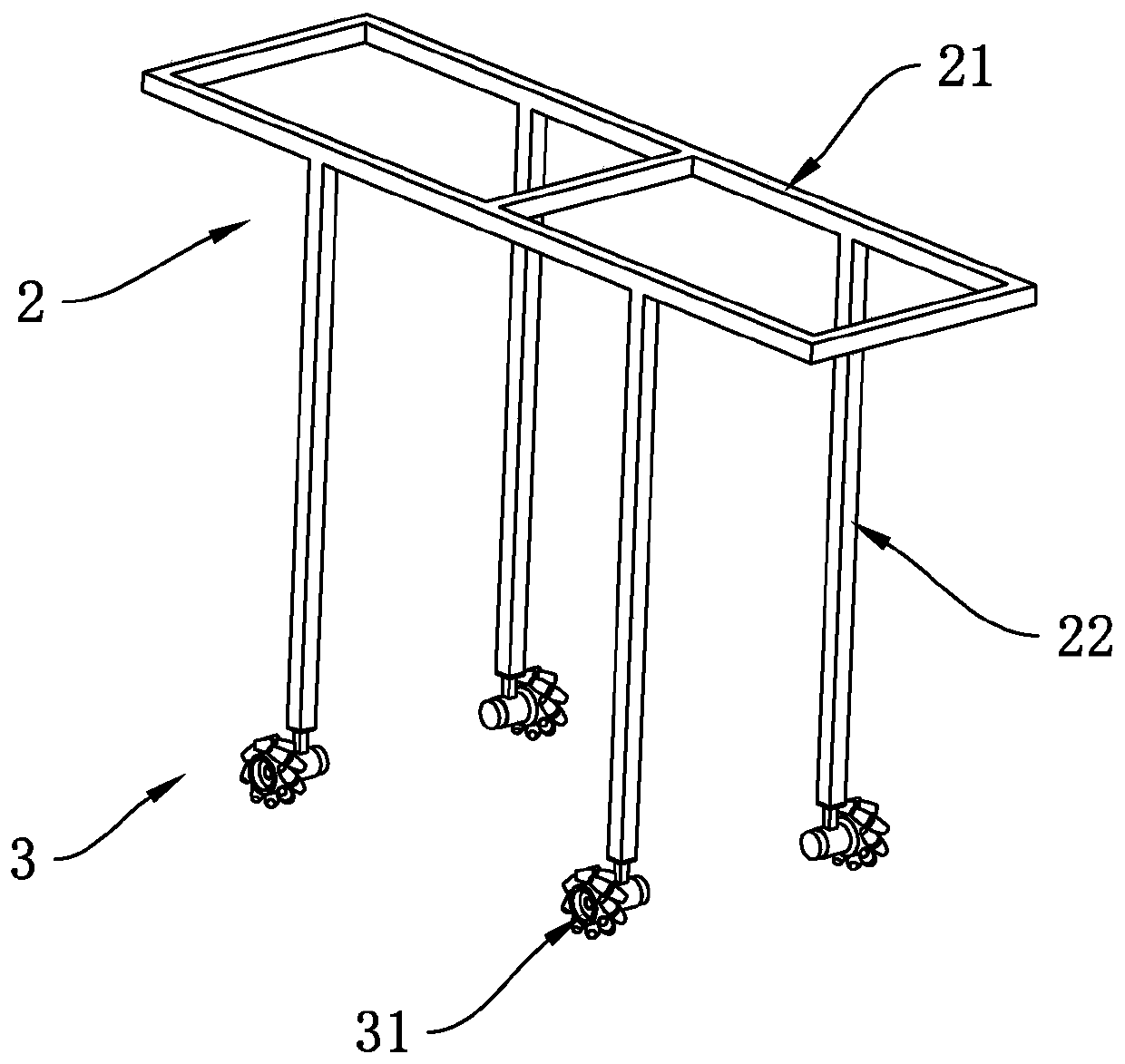 Omni-directional precise transfer crane