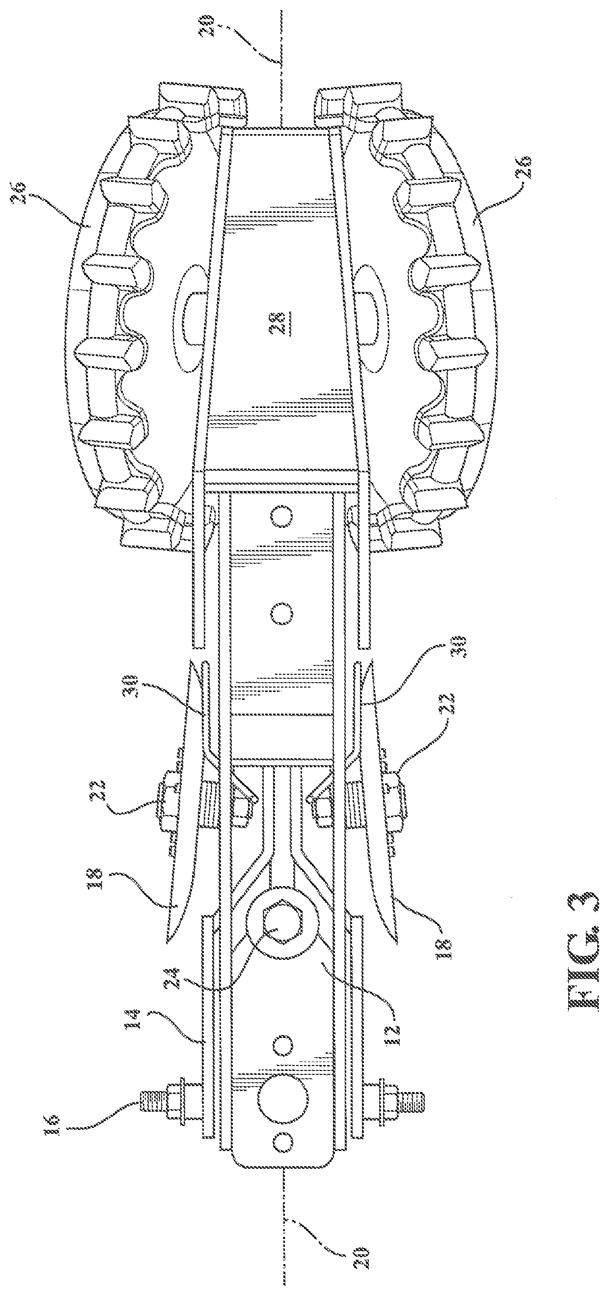 Adjustable fertilizer application implement