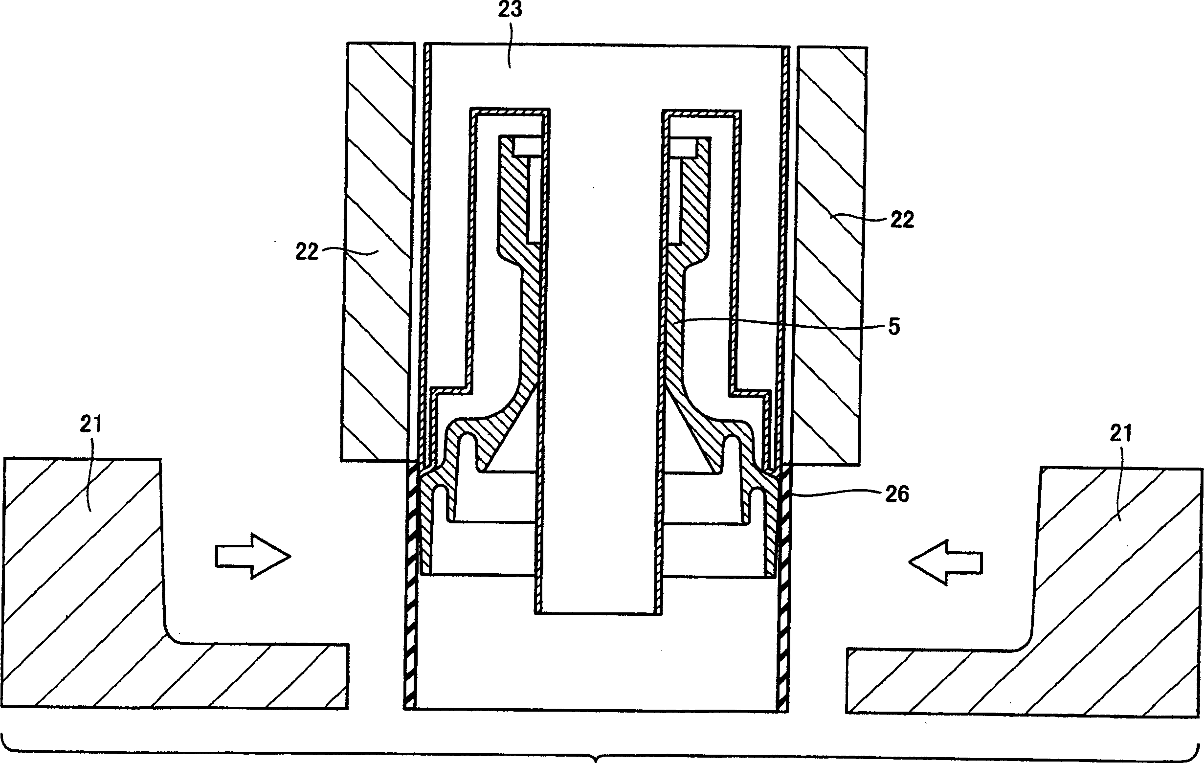 Feed horn structure and its manufacturing method, frequency transformer and satellite communication receiving antenna