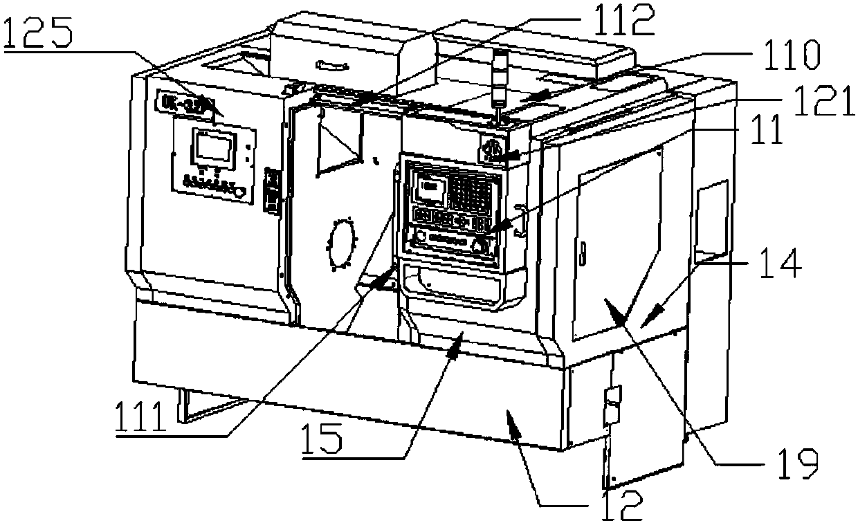 Digital controlled lathe special for engine valve sealing molded line machining and machining method of digital controlled lathe