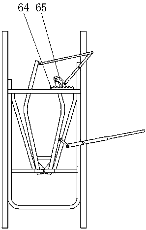 Fixing device for sampling cattle neck