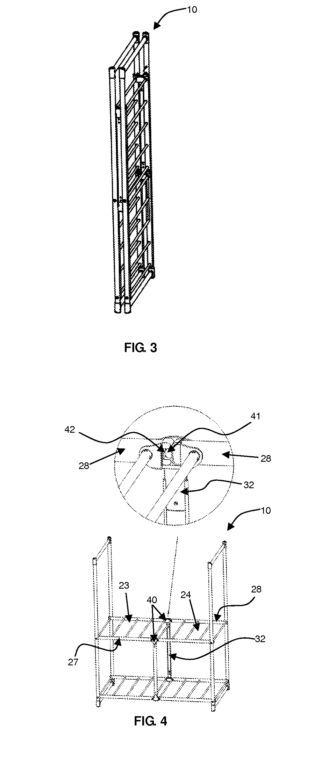 Expandable clothes frame