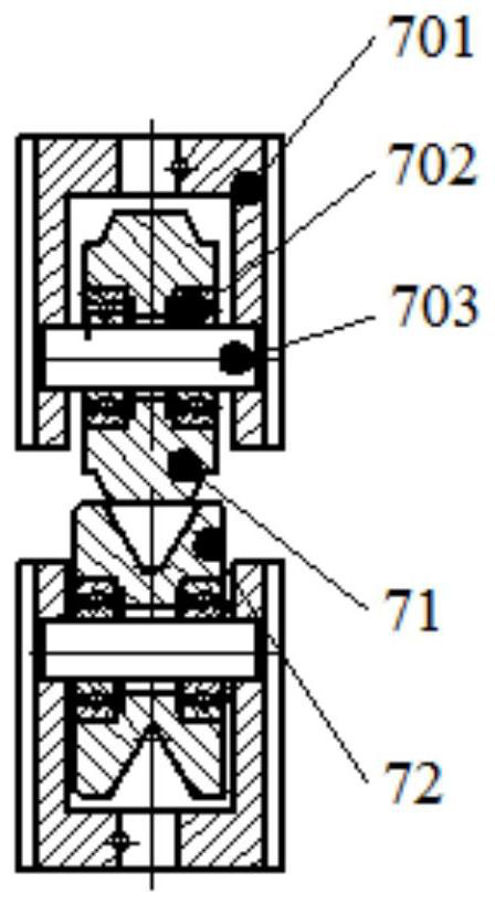 Large-diameter triangular strand steel wire rope pre-deformer