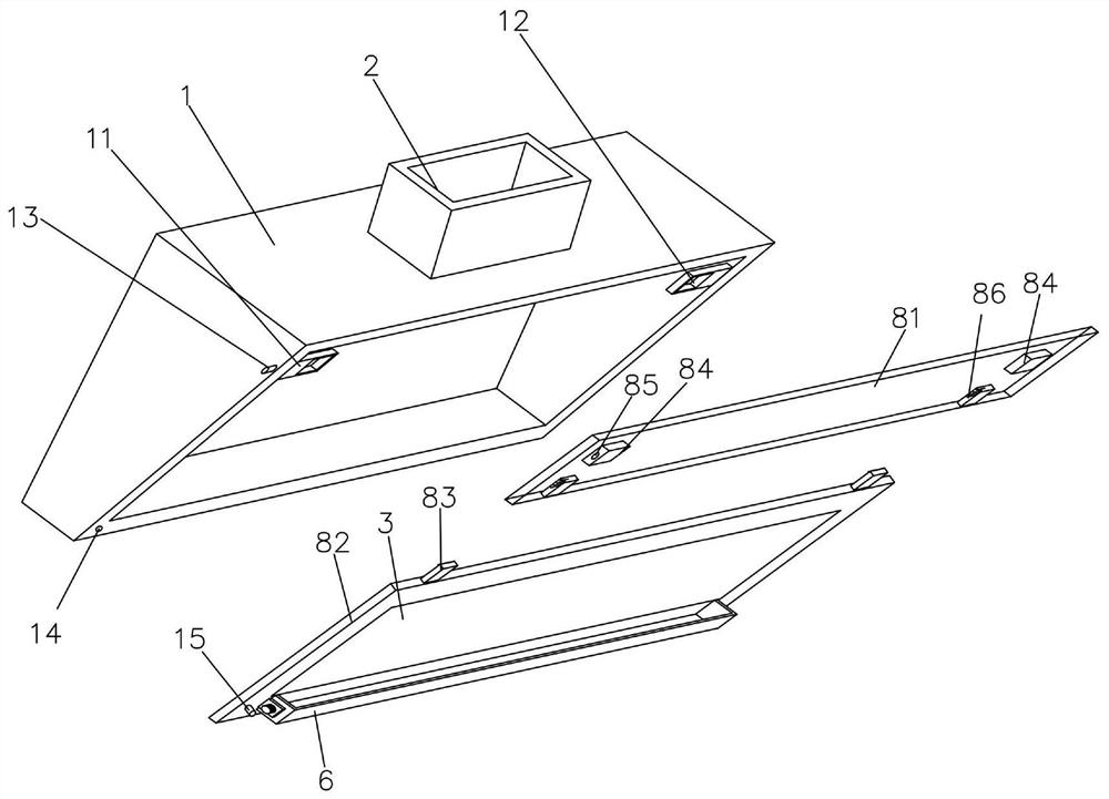 Range hood with panel convenient to disassemble