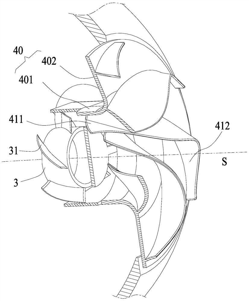 Air guiding structure and electronic equipment using the same