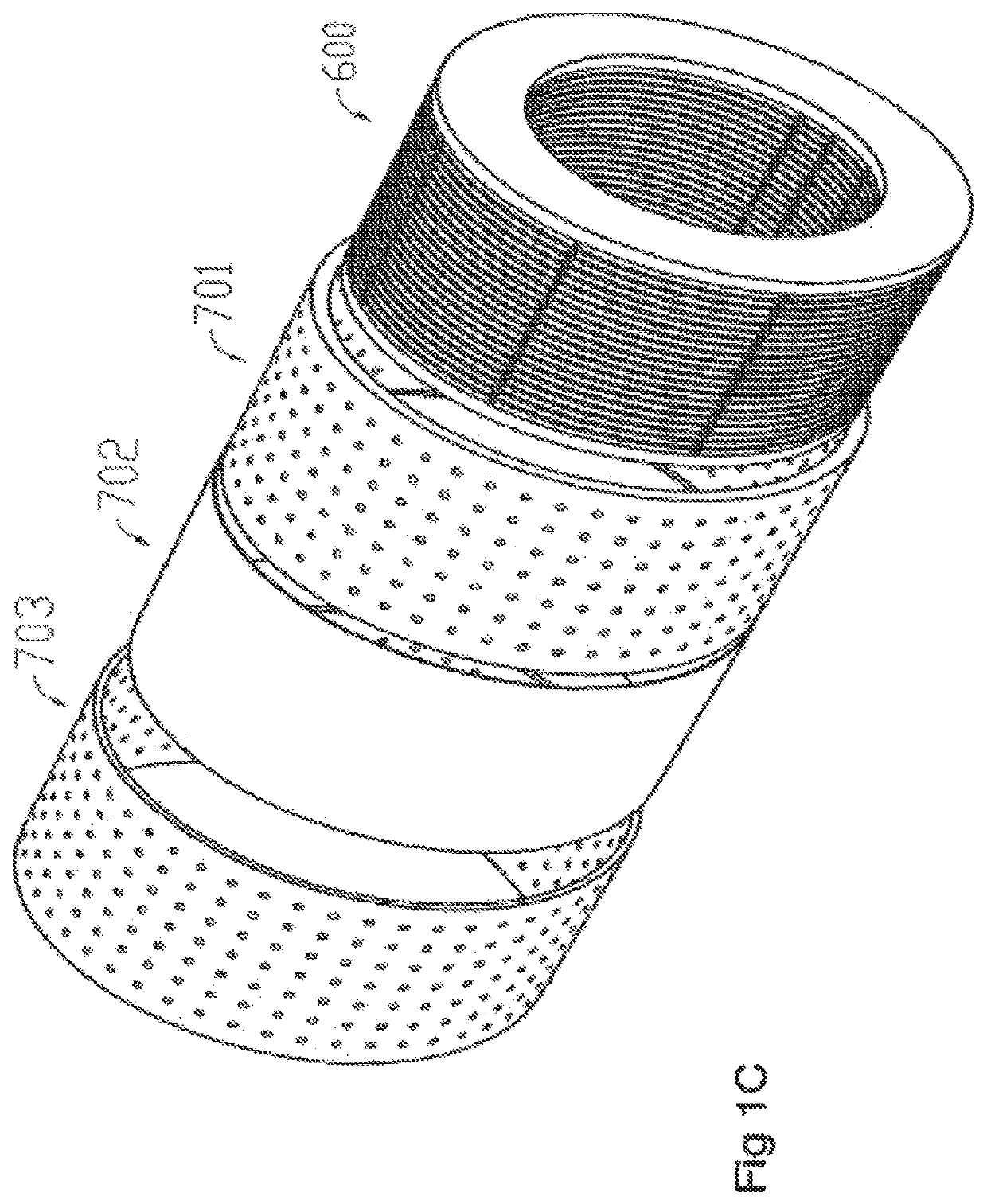 High speed SAP particle applicator