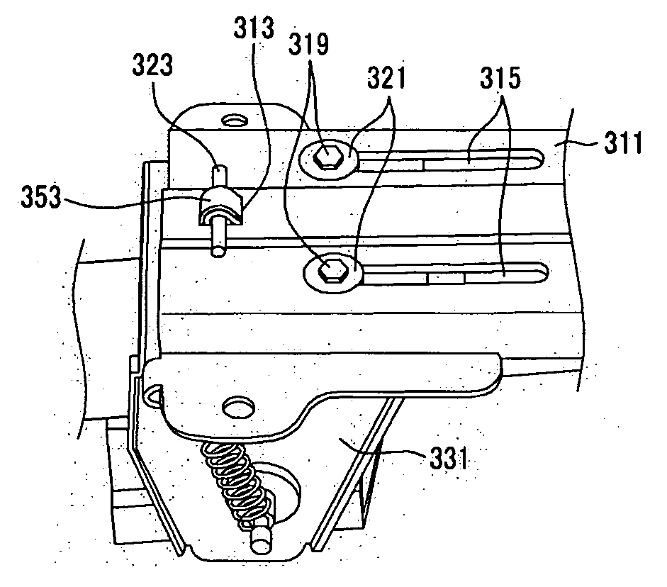 Impact absorbing system of steering column for vehicle