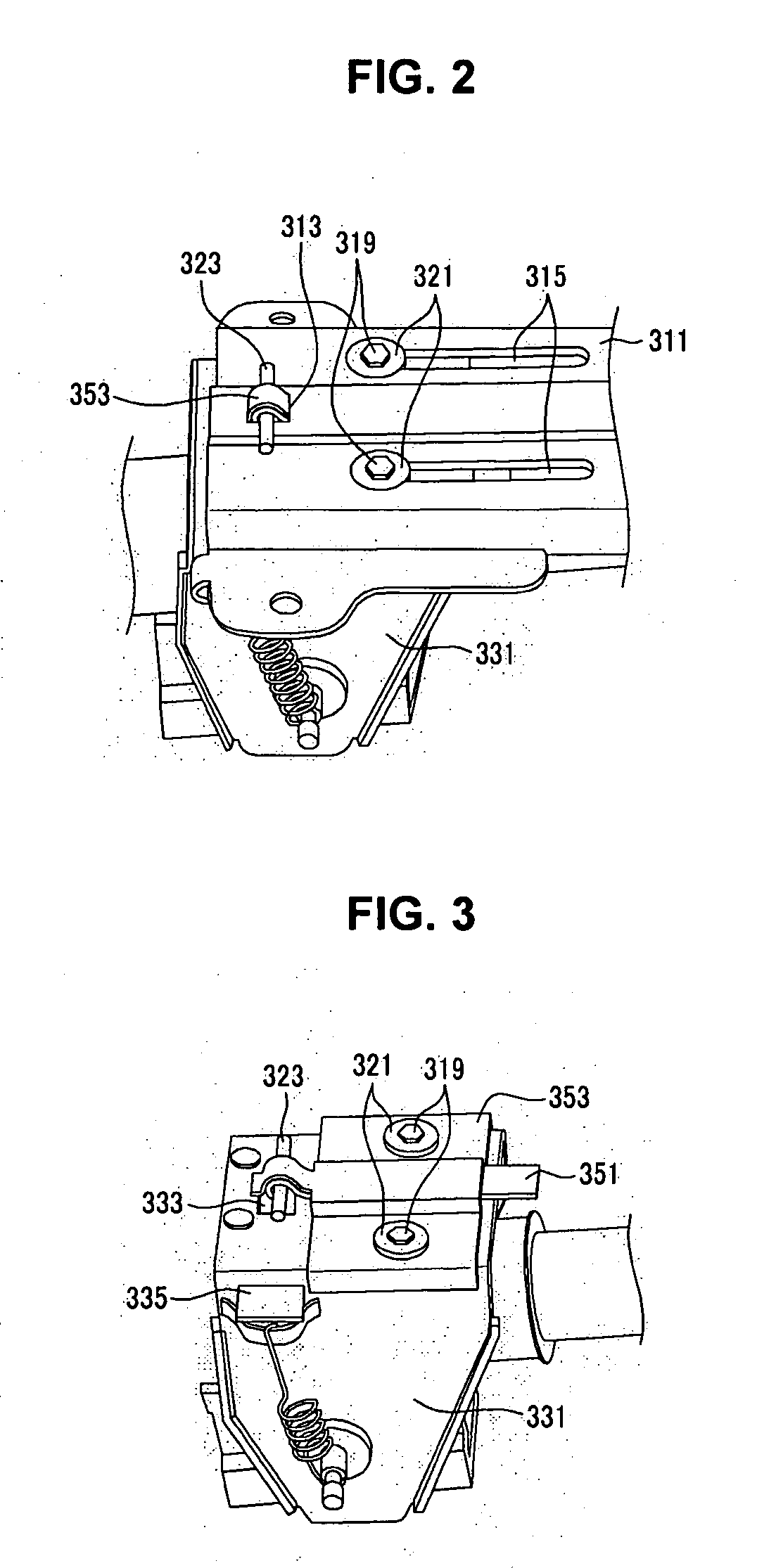 Impact absorbing system of steering column for vehicle