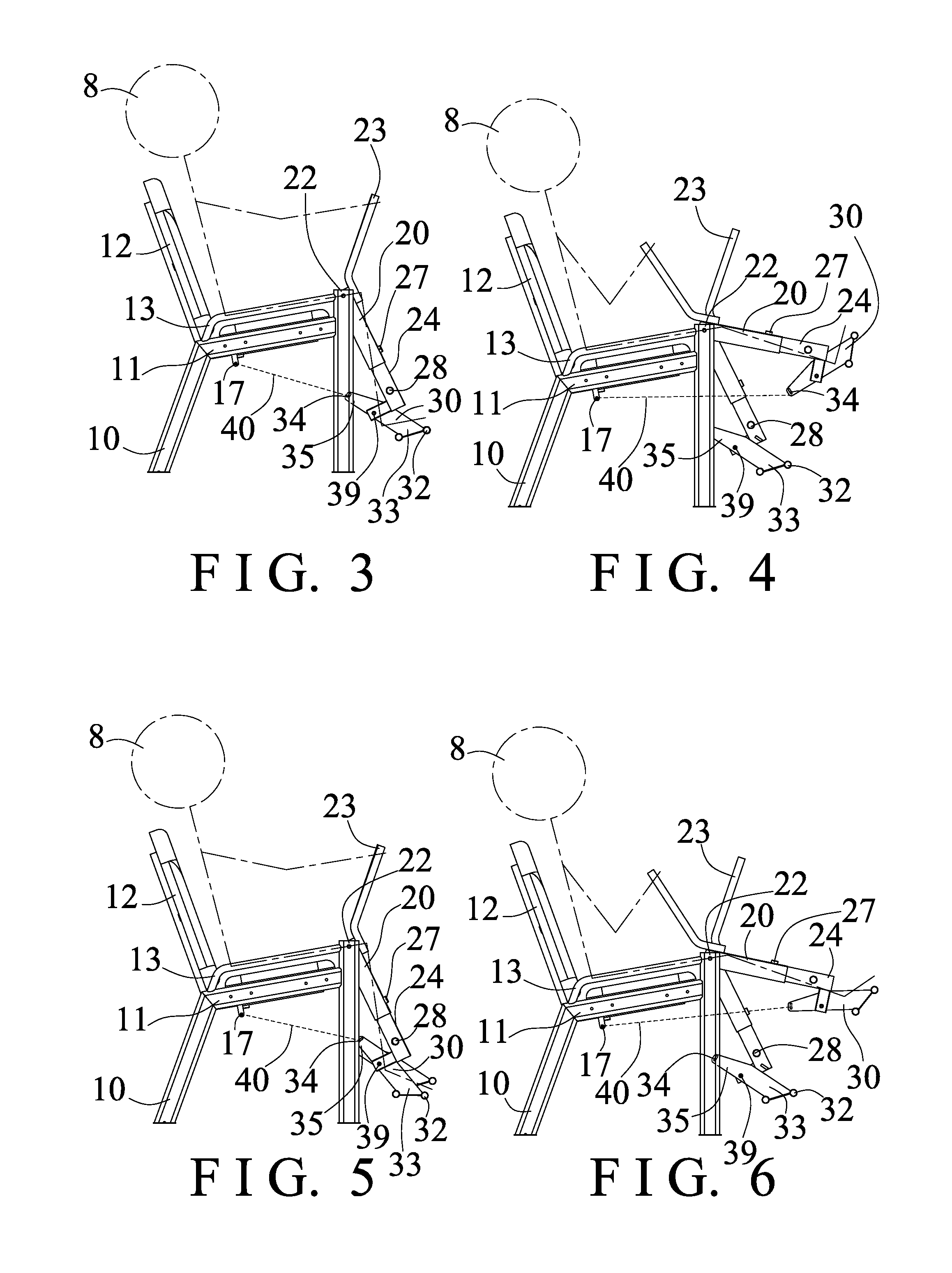 Rehabilitation or exercising chair device